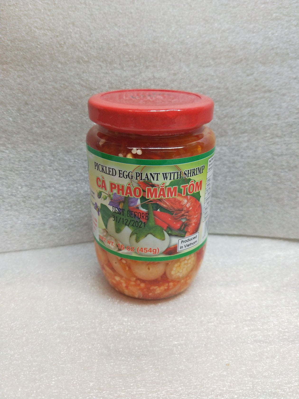 Pickled Eggplant W/ Shrimp 454g