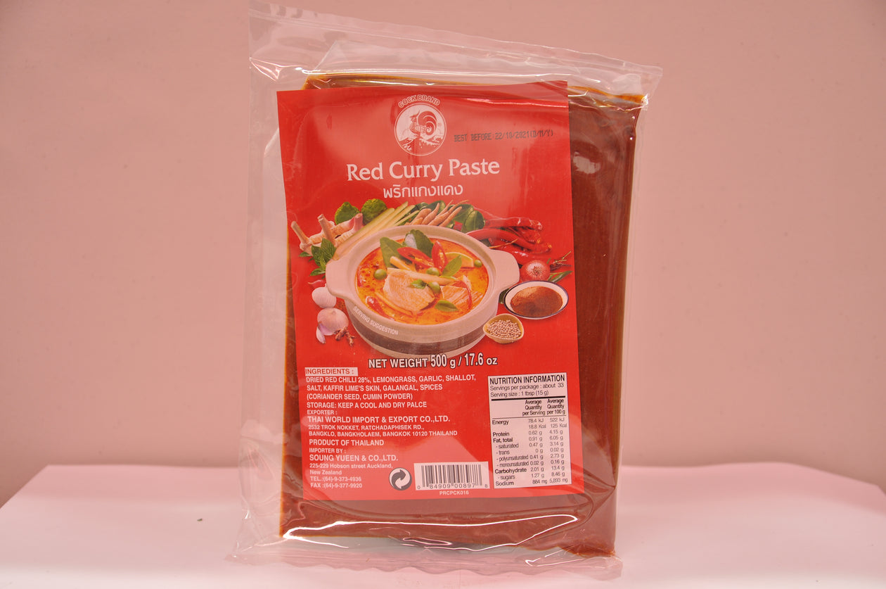 Cock Red Curry Paste 500G