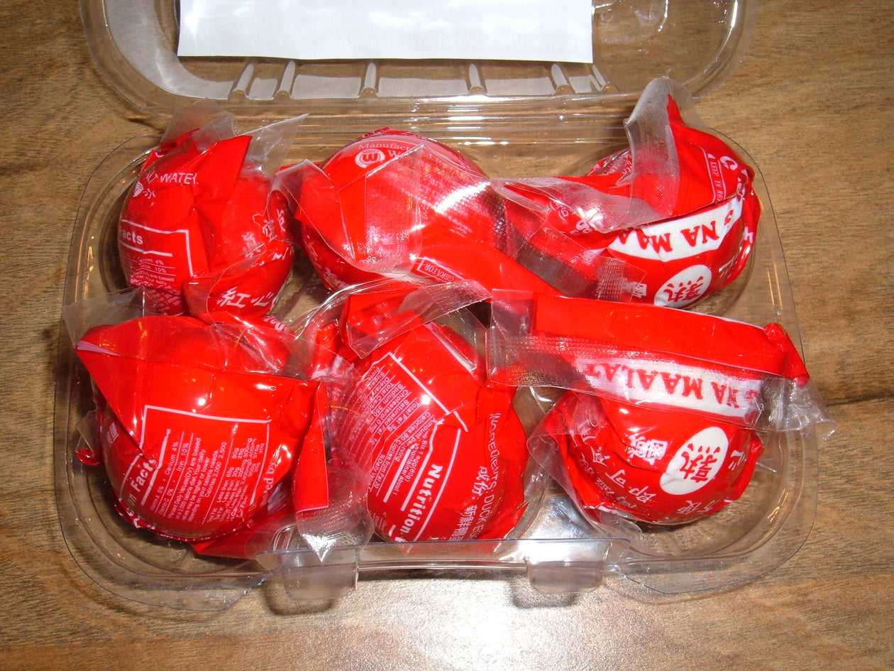 COOKED Salted Duck Eggs 6Pack