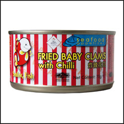 Smilling Fish Fried Baby Clams w/ Chilli 70g
